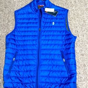 NWT red fleece brooks brothers vest.